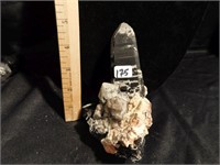 Black Tourmaline Crystals  Approx. 6" x 4"-