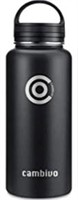 CAMBIVO 32 oz Water Bottle, Double Vacuum