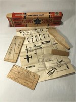 Lloyd's Solids Wooden Airplane Model Kit In Box