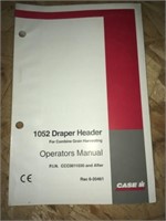 1052 DRAPER HEADER OPERATORS MANUAL