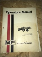 OPERATORS MANUAL MF 720 WHEELED TANDEM DISC HARROW