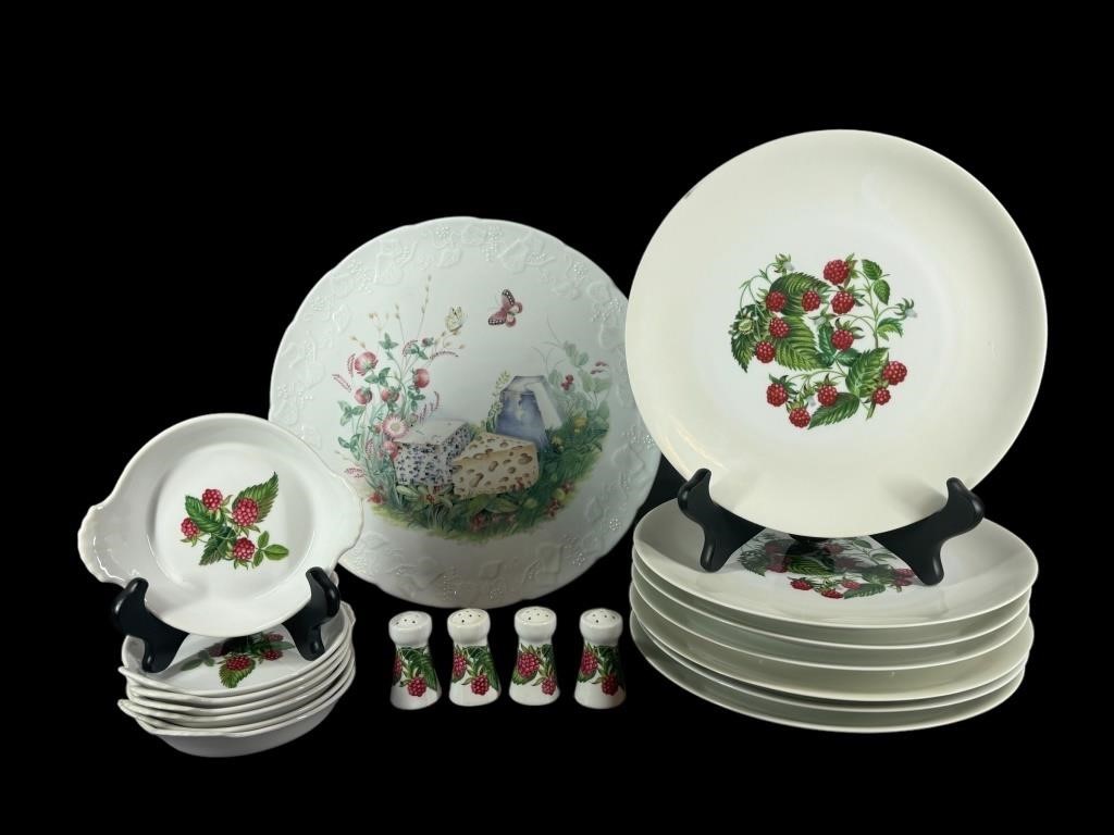 A Collection Of Porcelaine De Paris & Other