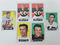1964 Topps Football Stars - 2 with MK's