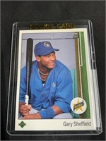 UPPER DECK 1989 GARY SHEFFIELD ROOKIE