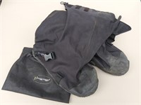 F1) Frog Toggs Boot Covers with Bag, Large, Good