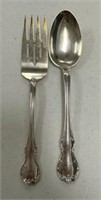Towle French Provincial Serving Spoon and Fork