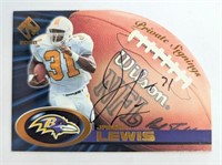 2000 Jamal Lewis Private Signing Auto Card