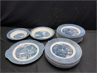 Currier and Ives Plates