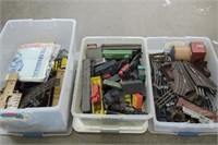 3 Totes of Trains & Accessories