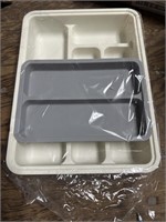 New expandable silverware storage tray