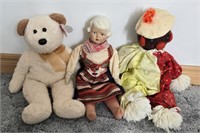 Lot Of Assorted Stuffed/Plush Dolls