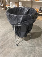 Utility cart on wheels (trash bag not included)