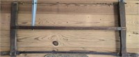 Vintage wood saw