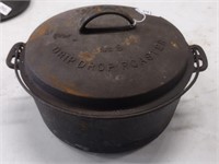 Wagner Ware #9 Drip Drop Cast Iron Roaster 1269B