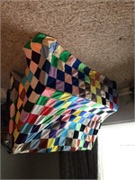 Hand sewn pieced quilt could be king too