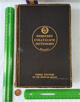 1927 Websters Collegiate Dictionary 3rd Ed. HC