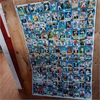 Uncut Sheet of Topps 1990 Sports Cards