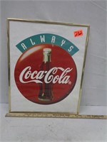 16 x 20 Cardbboard 1995 Coke Sign