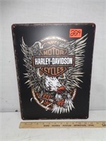 11 x 16 Tin Harley Davidson Sign
