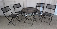 Metal Outdoor Table & Chairs Set