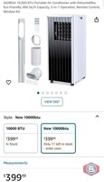 1 pcs; AGREEA 10,000 BTU Portable Air Conditioner
