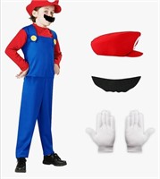 New (Size S kids ) Super Brothers Costume Outfit