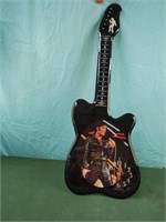 Guitar Elvis wall clock 11 x 32