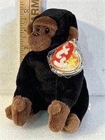 Ty Beanie Baby Congo the Gorilla Plush Toy