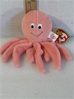 TY Beanie Baby - INKY the Octopus - MWMTs Stuffed