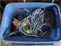 Tote of Fishing/Boating Related Items