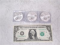 Lot of 3 Uncirculated, MINT STATE QUALITY  1998