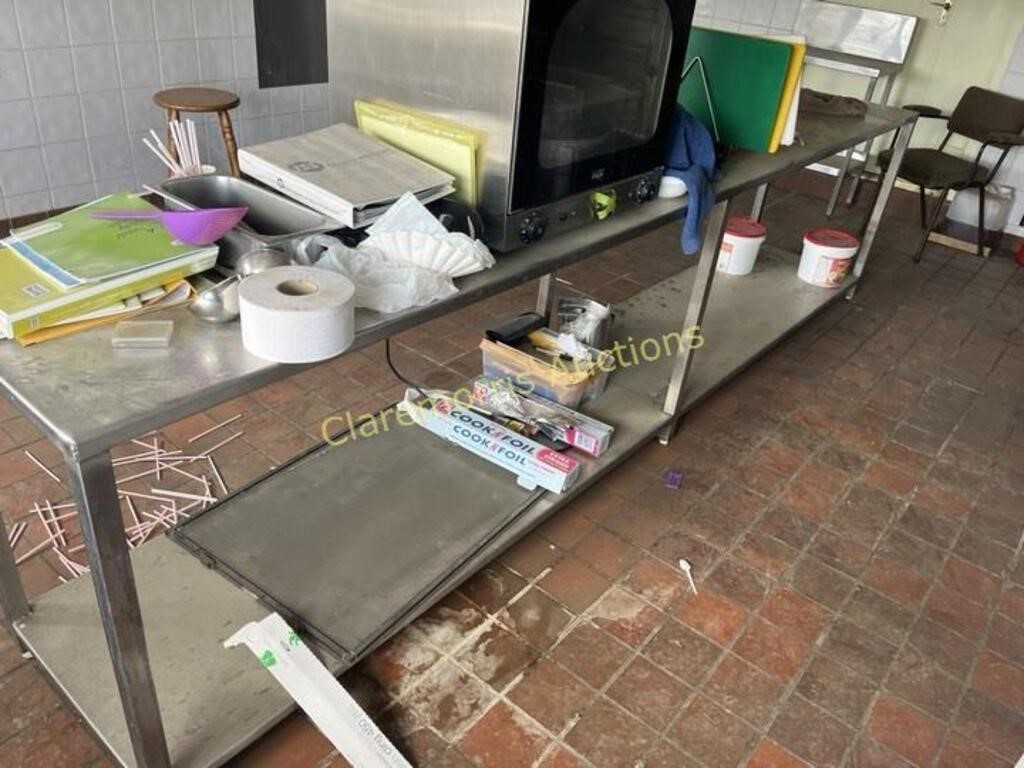 Large Stainless Steel Table