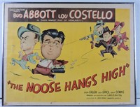 Movie Poster - Abbot Costello The Noose Hangs High