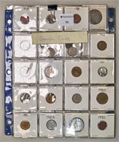 39  x  Assorted  German and Dutch Coins  (1944-83)