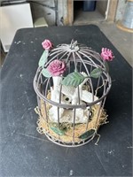 Decorative bird cage 9in.