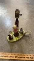 I gave Winnie the Pooh lamp