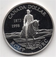 1998 Canada Silver Dollar RCMP Coin