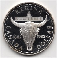 1982 Canada Silver Dollar Coin