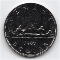 1980 Canada Prooflike Dollar