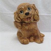 Cocker Spaniel Dog Cookie Jar - Hand painted