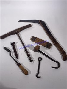Primitive Tools (Cornstalk Cutter, Hay Hook)