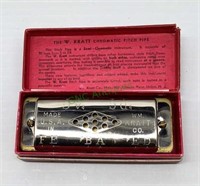 Vintage W. Kratt Chromatic pitch pipe    1941