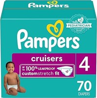 (N) Pampers Cruisers Diapers Size 4 70 Count