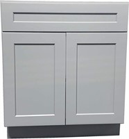 36 Light Grey Shaker Sink Vanity Base Cabinet