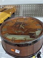 Barrel Clock & Agate Pan
