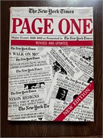 The New York Times Page One Major Events 1920-1982