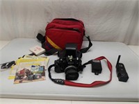 Vintage Nikon EM Camera Lot + Bag