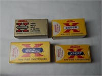 (4) Western X 22 Ammo Auto, LR, Short