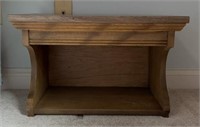 Wooden Storage Bench/Shelf