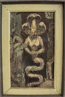 20th Century School Naga Oil on Canvas